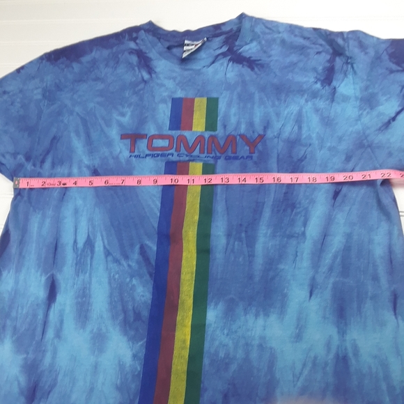 VINTAGE Tie Dye Tommy Hilfiger Cycling Cycle Gear - Picture 9 of 10